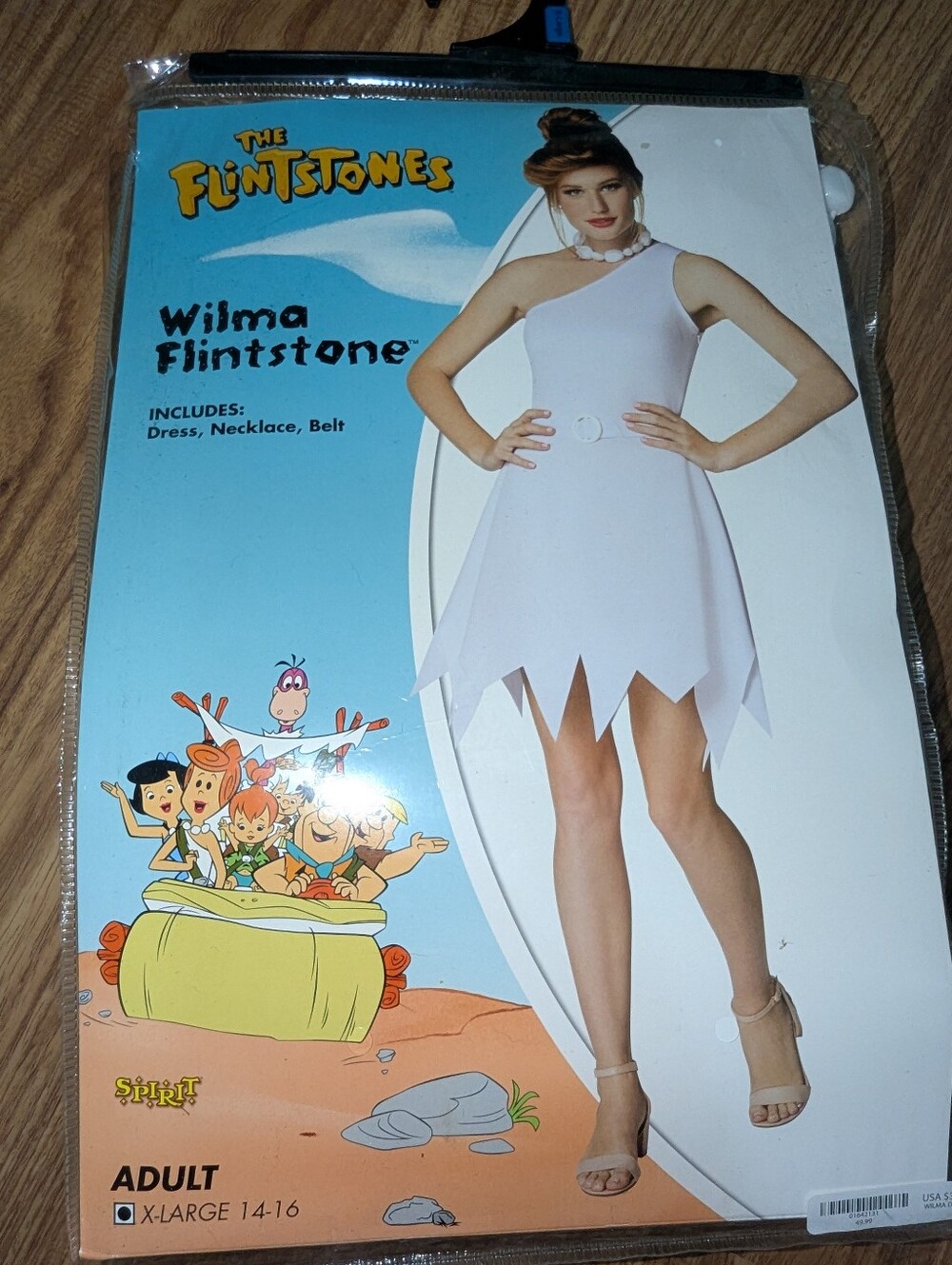 Wilma Flintstone Adult Costume XL Halloween Spirit Halloween Women's